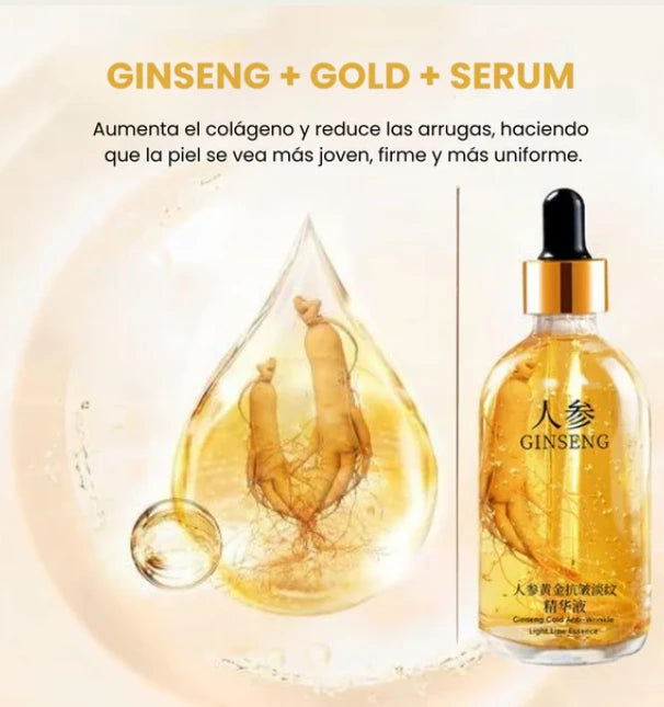 PROMO 2x1 Ginseng Dia y Noche® Serum 100% Natural Rejuvenecedor Hidratante + obsequio