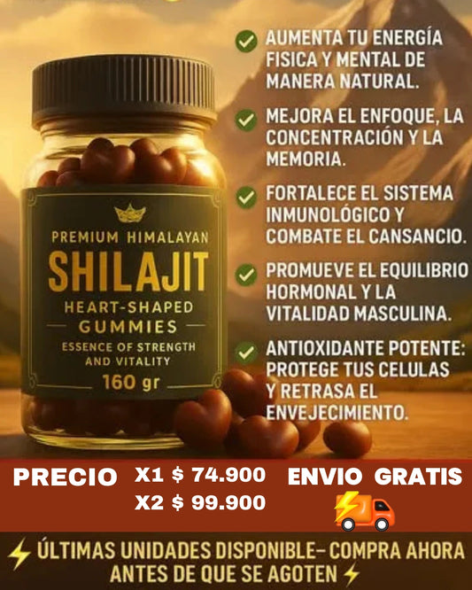 🏋️♂️ ¡Despierta tu Potencial Natural con Shilajit Gummies!