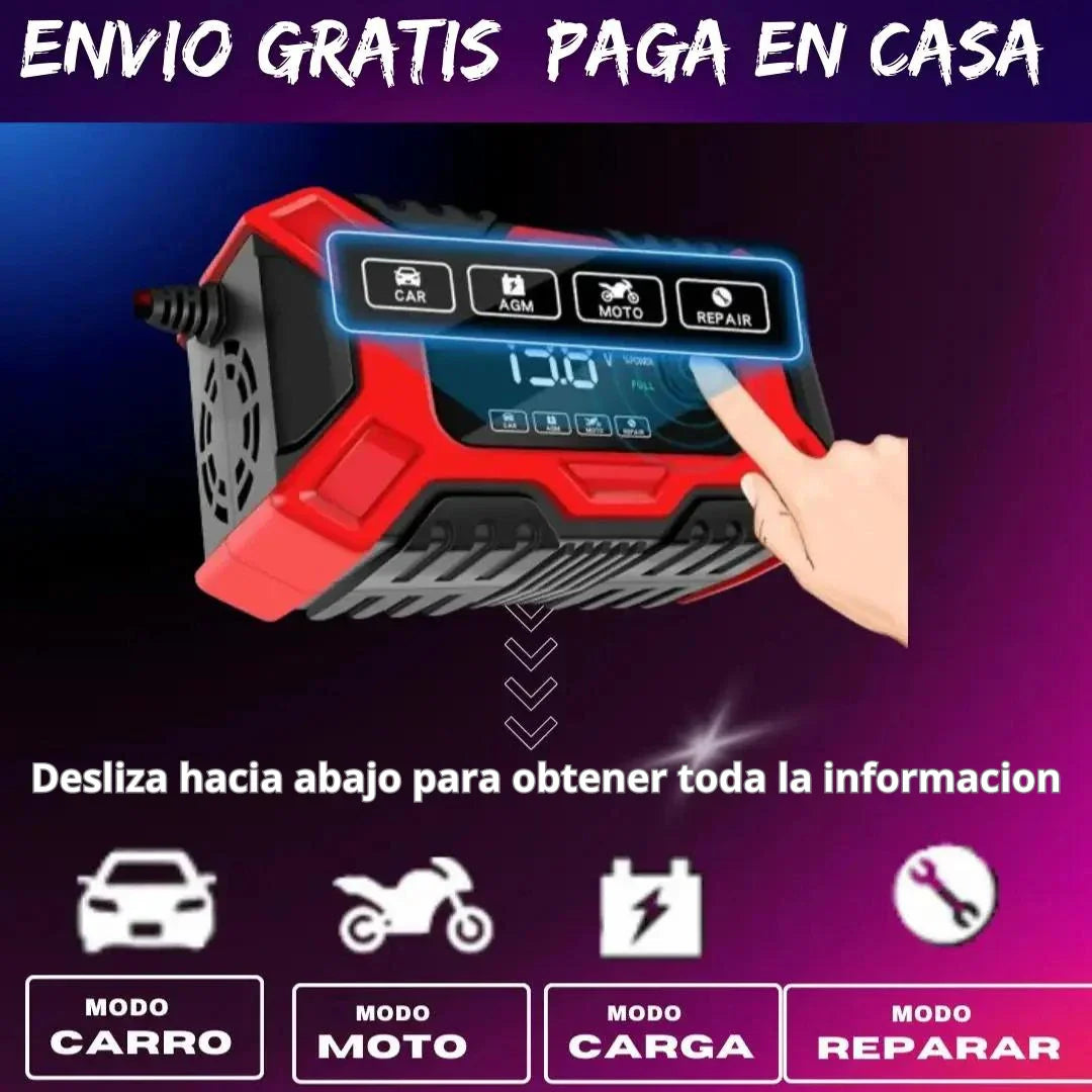 🔋 CARGADOR DE CARRO MOTO Y GENERADORES DE ENERGIA.