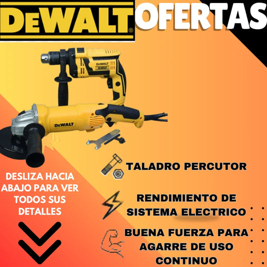 Combo Dewalt Taladro Y Pulidora