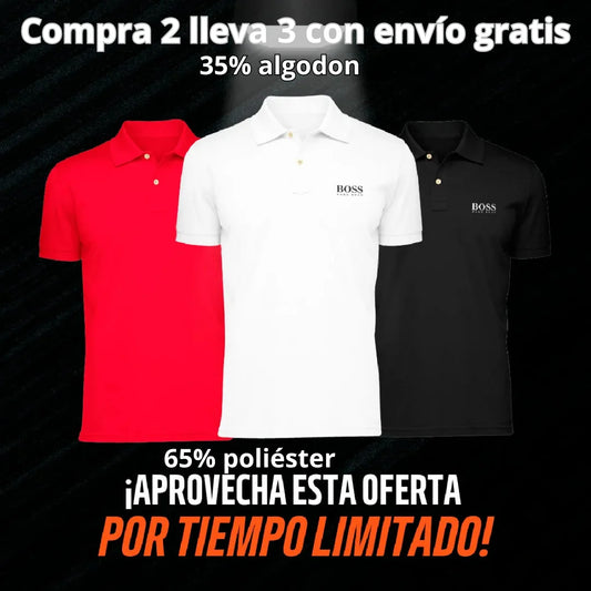 Camisa tipo polo marca hugo boss paga 2 lleva 3